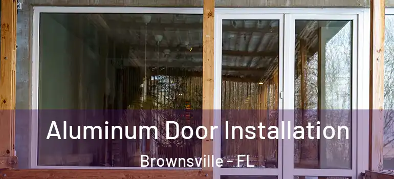  Aluminum Door Installation Brownsville - FL