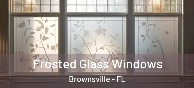  Frosted Glass Windows Brownsville - FL