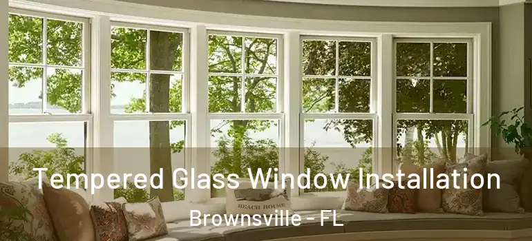 Tempered Glass Window Installation Brownsville - FL