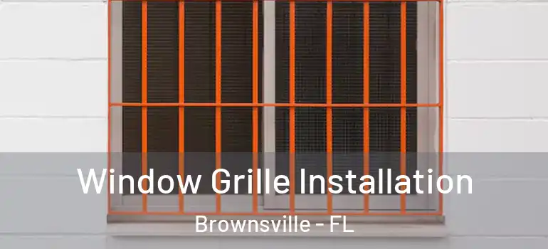 Window Grille Installation Brownsville - FL