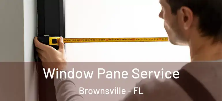 Window Pane Service Brownsville - FL